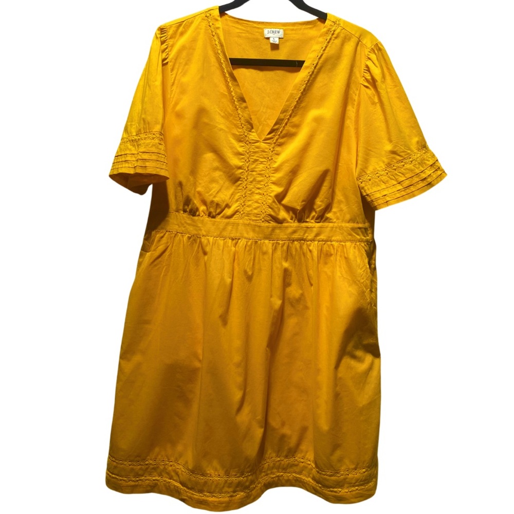 J. Crew - Yellow V-Neck Dress